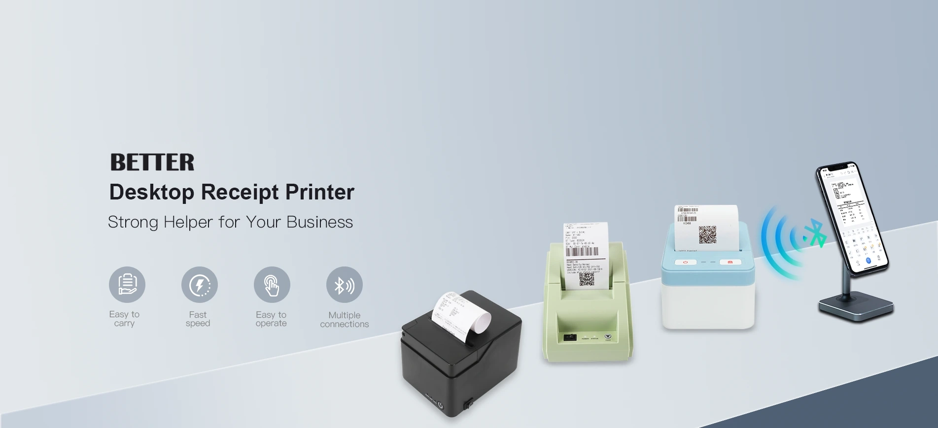 China Desktop Receipt Printer ထုတ်လုပ်သူ